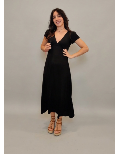 VESTIDO LARGO NEGRO