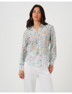 CAMISA ESTAMPADA MANG ALARGA
