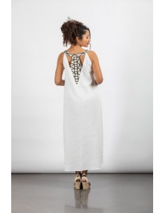 VESTIDO ÉTNICO BLANCO 2