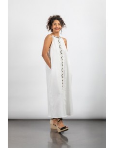 VESTIDO ÉTNICO BLANCO